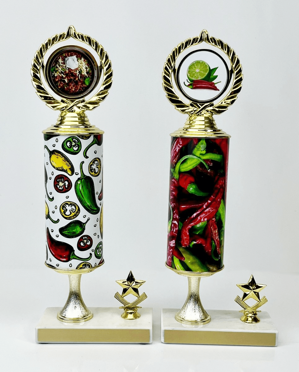 Chili Pepper Logo Grandmaster Trophy - Schoppy&