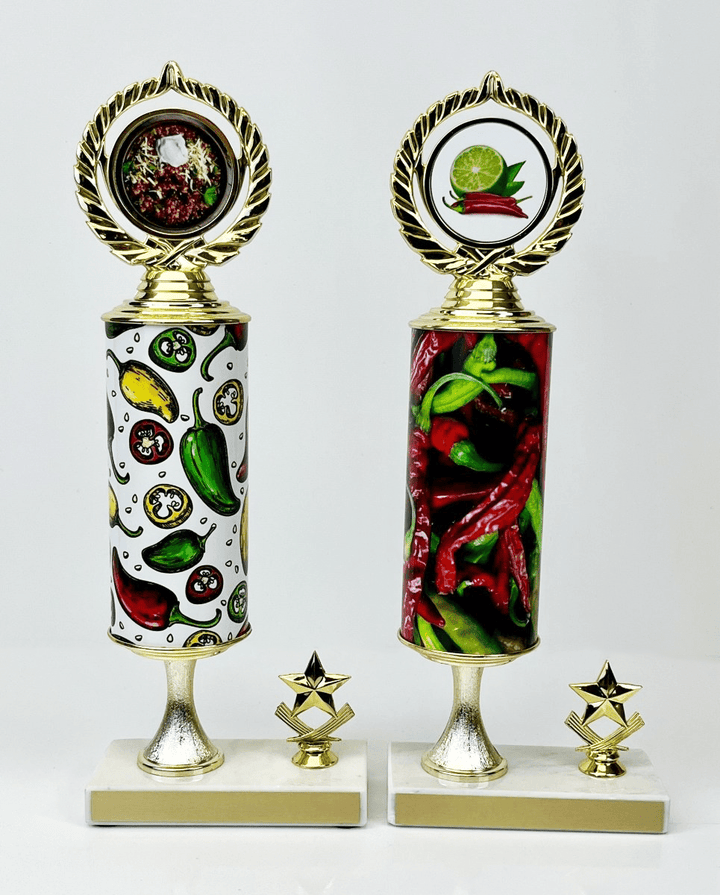 Chili Pepper Logo Grandmaster Trophy - Schoppy&