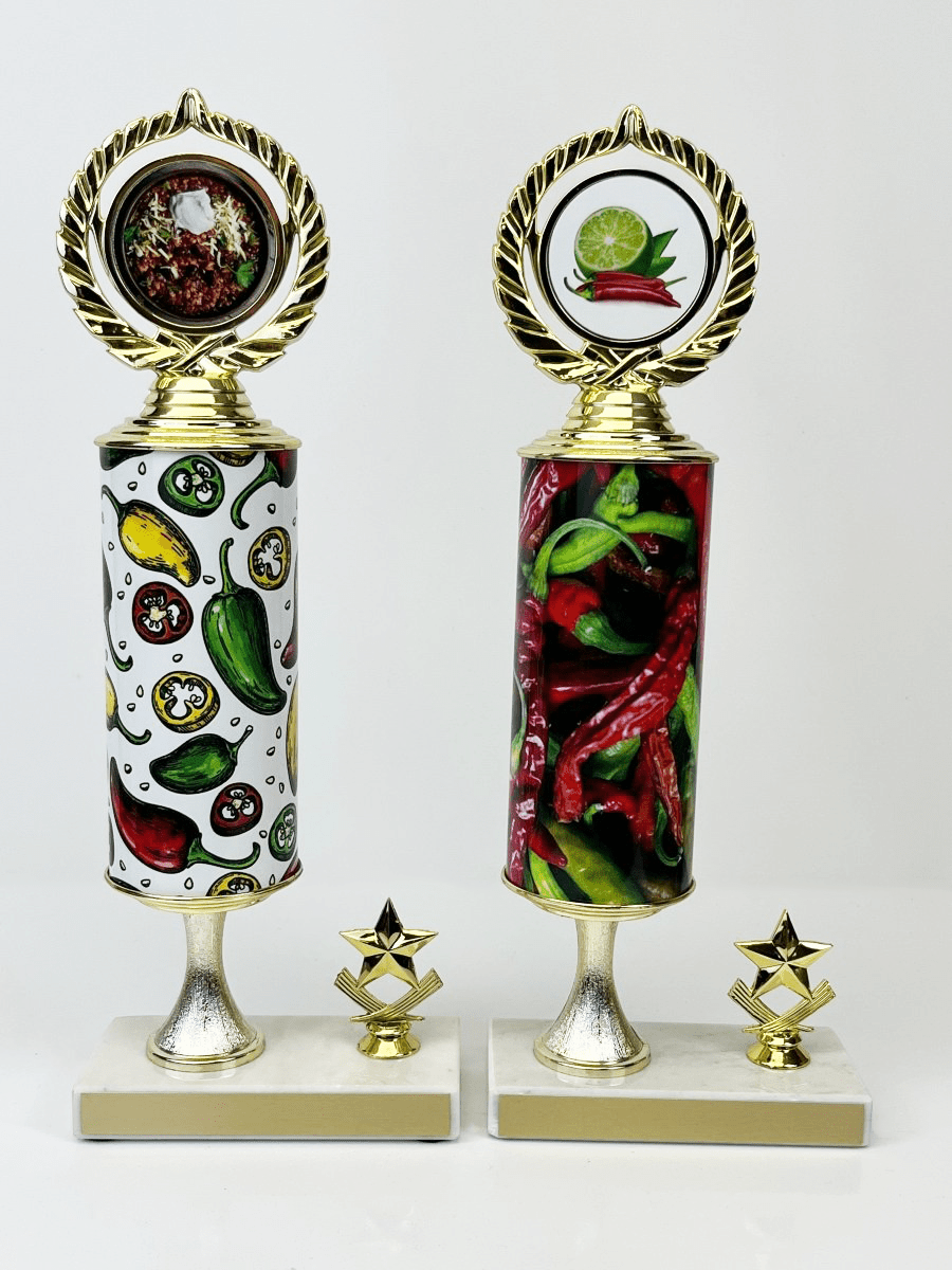 Chili Pepper Logo Grandmaster Trophy - Schoppy&