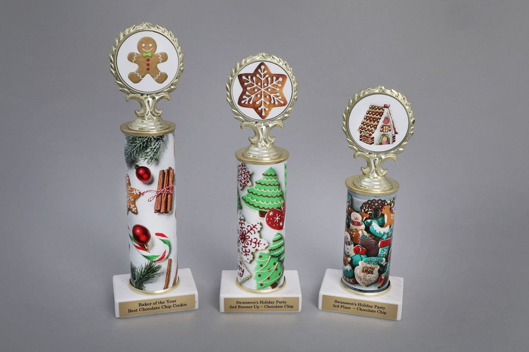 Christmas Cookie Column Trophy - Schoppy's Since 1921