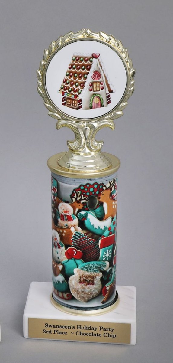 Christmas Cookie Column Trophy - Schoppy's Since 1921