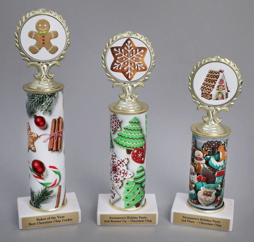 Christmas Cookie Column Trophy - Schoppy's Since 1921