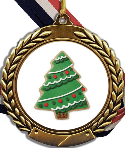 Christmas Cookie Logo Medal - Schoppy's Since 1921