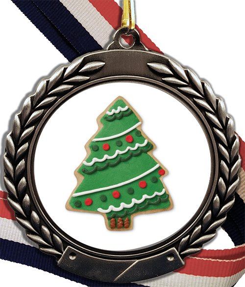 Christmas Cookie Logo Medal - Schoppy's Since 1921