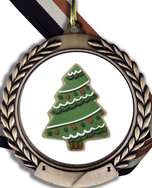 Christmas Cookie Logo Medal - Schoppy's Since 1921