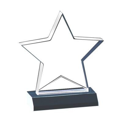 Clear Acrylic Star with Blue Base or Black Base - Schoppy's Since 1921