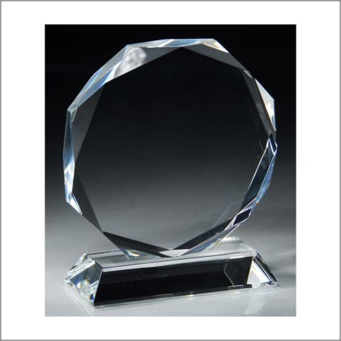 Clear Octagon Crystal Award - Schoppy's Since 1921