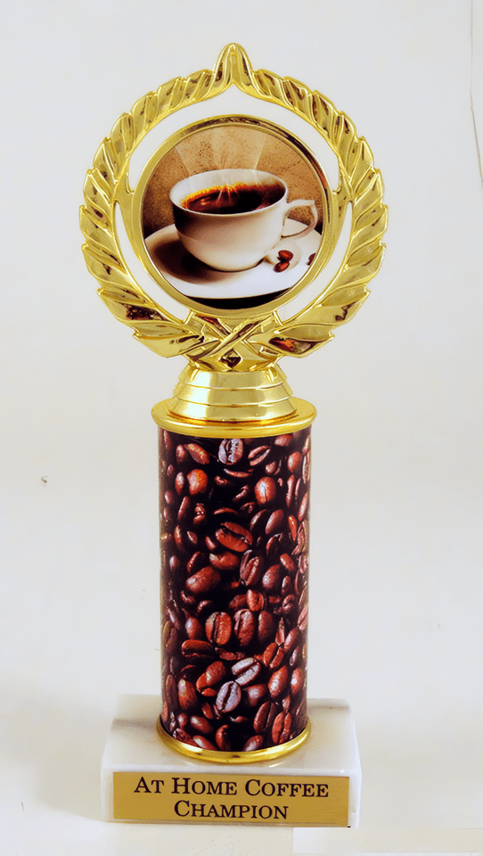 Coffee Custom Column Trophy - Schoppy&