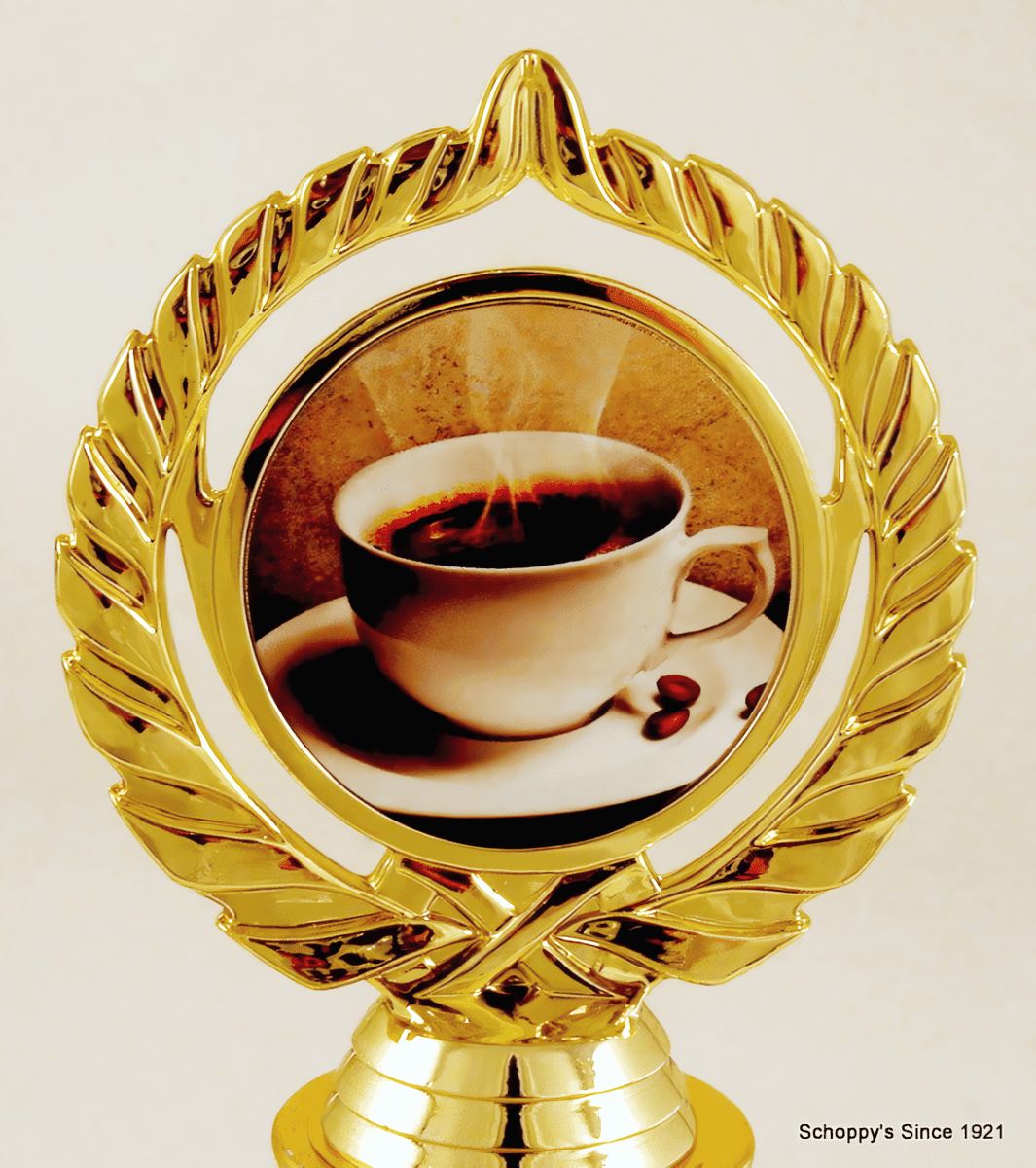 Coffee Custom Column Trophy - Schoppy&