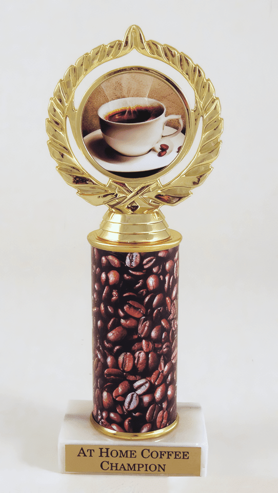 Coffee Custom Column Trophy - Schoppy's Since 1921