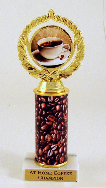 Coffee Custom Column Trophy - Schoppy's Since 1921