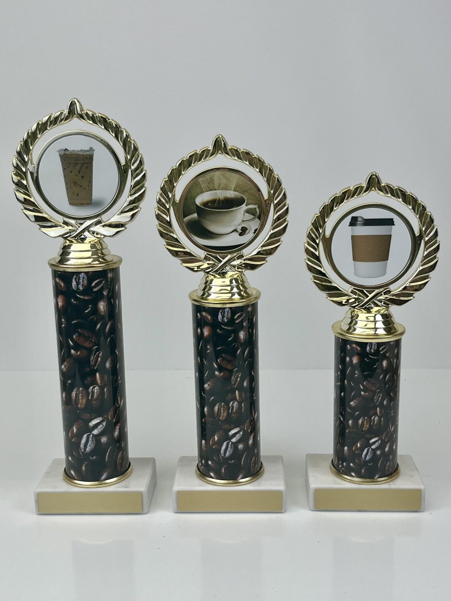 Coffee Custom Column Trophy - Schoppy's Since 1921