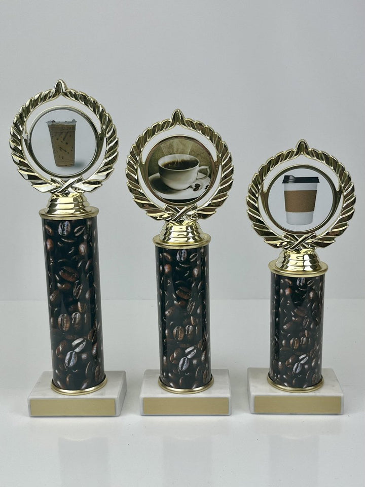 Coffee Custom Column Trophy - Schoppy's Since 1921