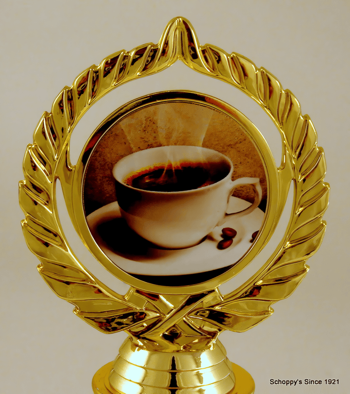 Coffee Custom Column Trophy - Schoppy&