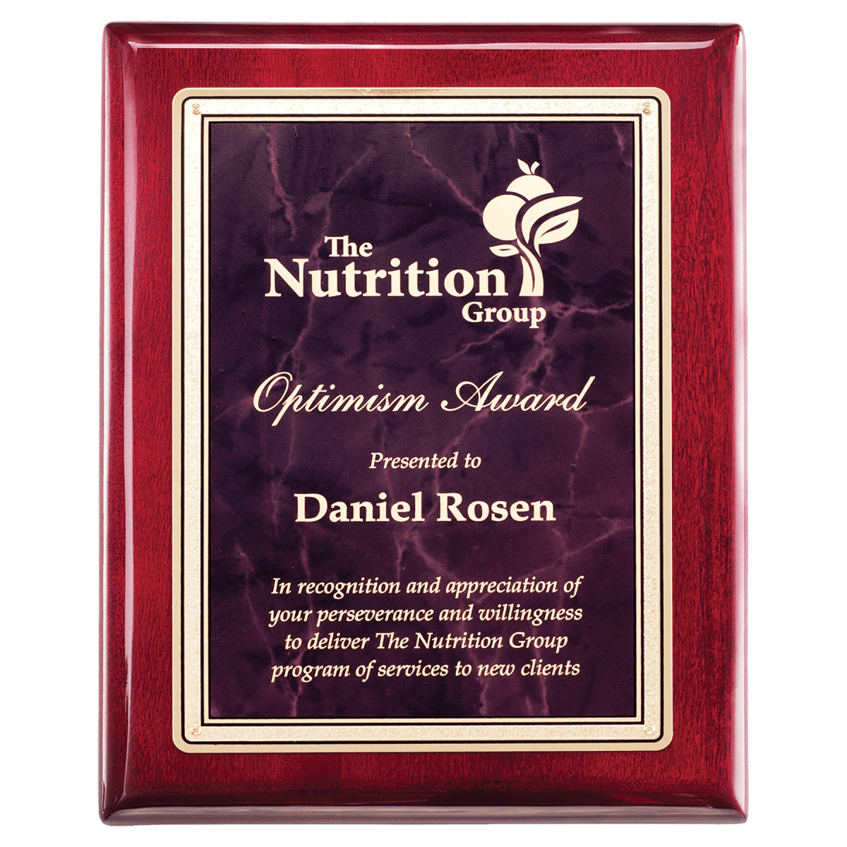 Colored Marble Gold Florentine Border on Rosewood Piano - Finish Plaque - Schoppy's Since 1921