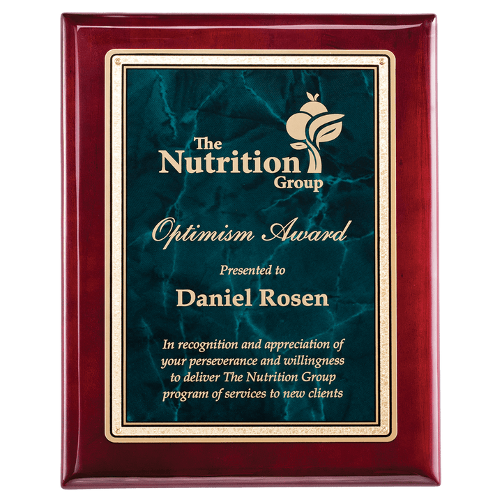 Colored Marble Gold Florentine Border on Rosewood Piano - Finish Plaque - Schoppy&