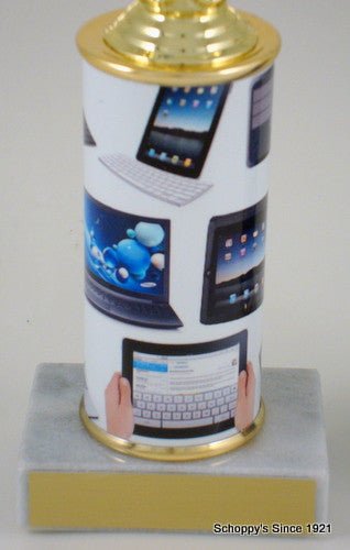 Computer Custom Column Trophy - Schoppy's Since 1921