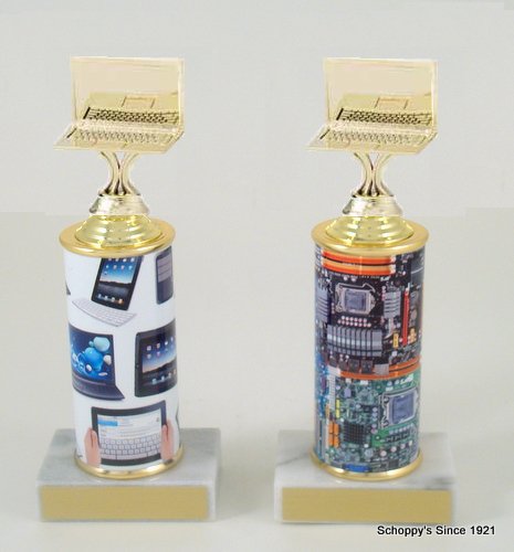 Computer Custom Column Trophy - Schoppy's Since 1921