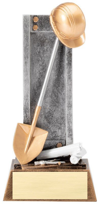Construction Breaking Ground Resin Trophy - Schoppy's Since 1921