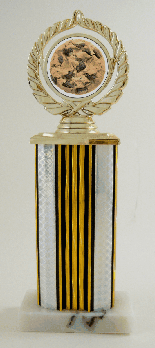 Cookie Logo Column Trophy - Schoppy's Since 1921