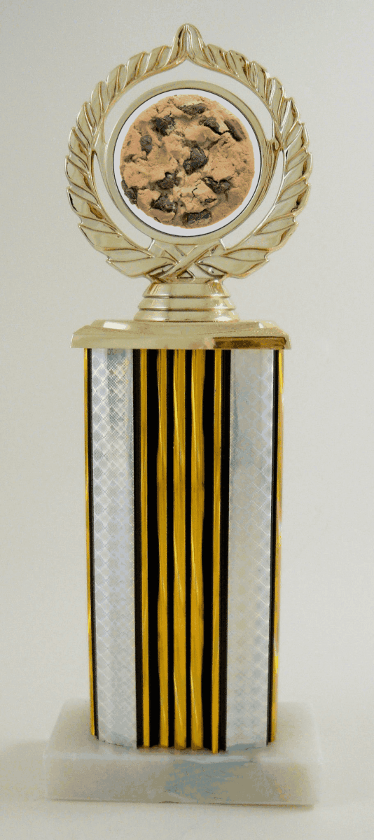 Cookie Logo Column Trophy - Schoppy's Since 1921