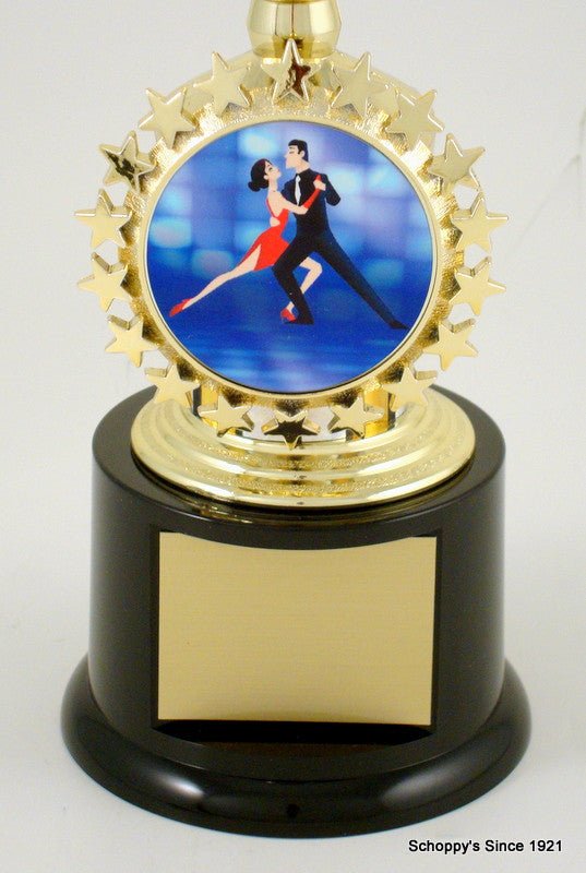 【1980s vintage】polka dance trophy トロフィー Couples Modern Dance World's Greatest Trophy - Schoppy's Since 1921