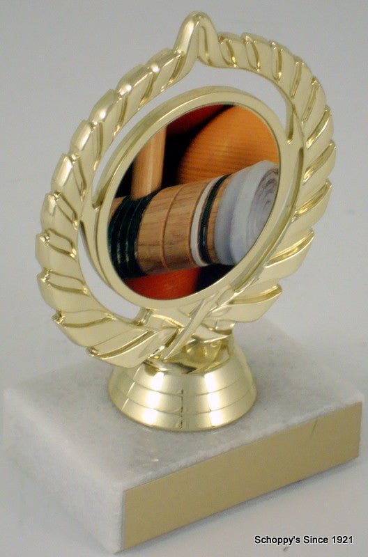 Croquet Logo Trophy-Trophies-Schoppy's Since 1921