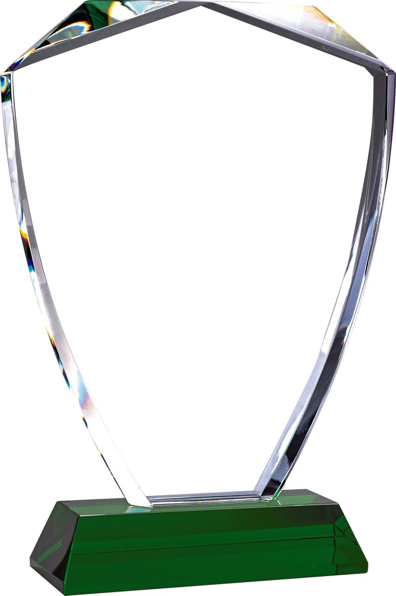 Crystal Crest Award on Colored Base - Schoppy's Since 1921