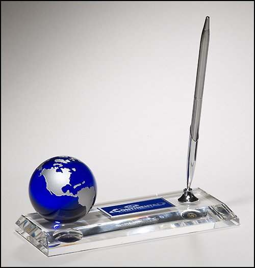 Crystal Globe Pen Set - Schoppy's Since 1921