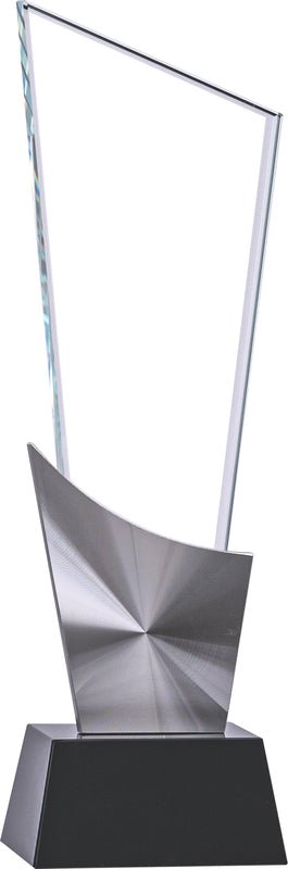 Crystal Peak Silver Metal Base Award - Schoppy&