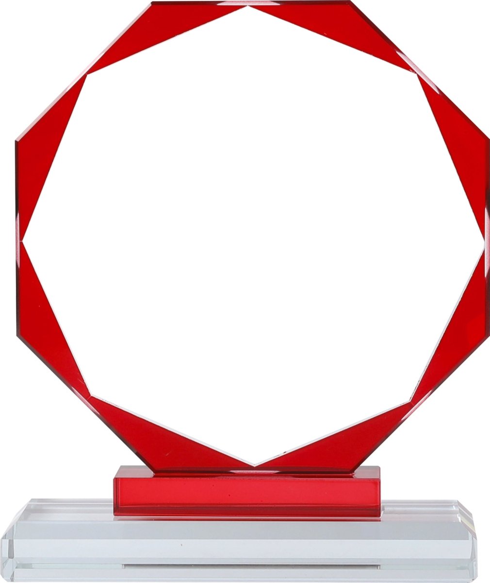 Crystal Red Octagon Award - Schoppy's Since 1921