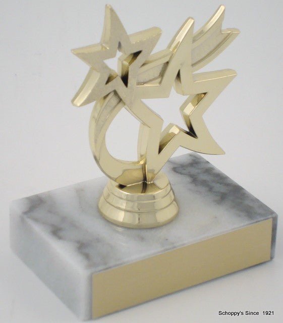 Dancing Star Trophy on Marble Base-Trophies-Schoppy's Since 1921