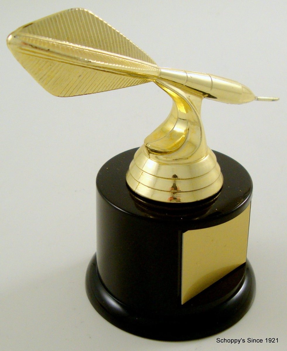 Dart Figure Trophy on Black Round Base - Schoppy's Since 1921