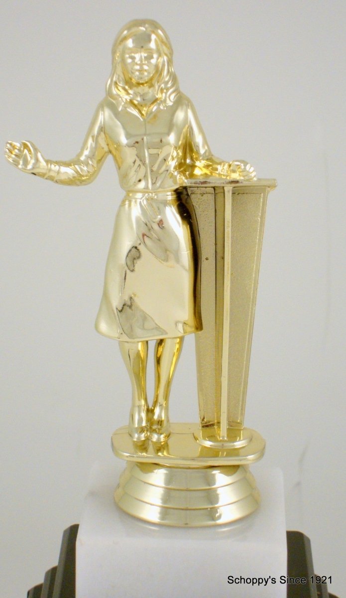 Debate Figure Tower Base Trophy - Schoppy's Since 1921