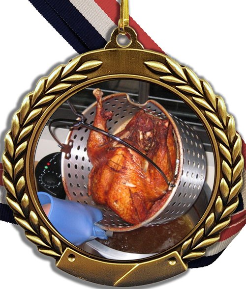 Deep Fried Turkey Logo Medal - Schoppy's Since 1921