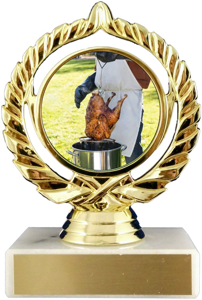 Deep Fried Turkey Logo Trophy - Schoppy's Since 1921