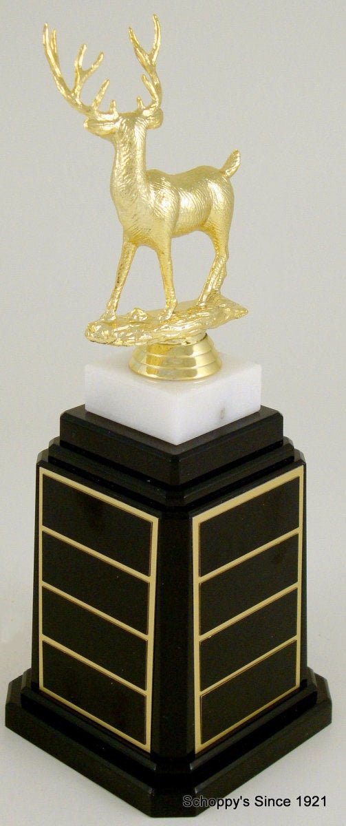 Deer Buck Tower Base Trophy - Schoppy&