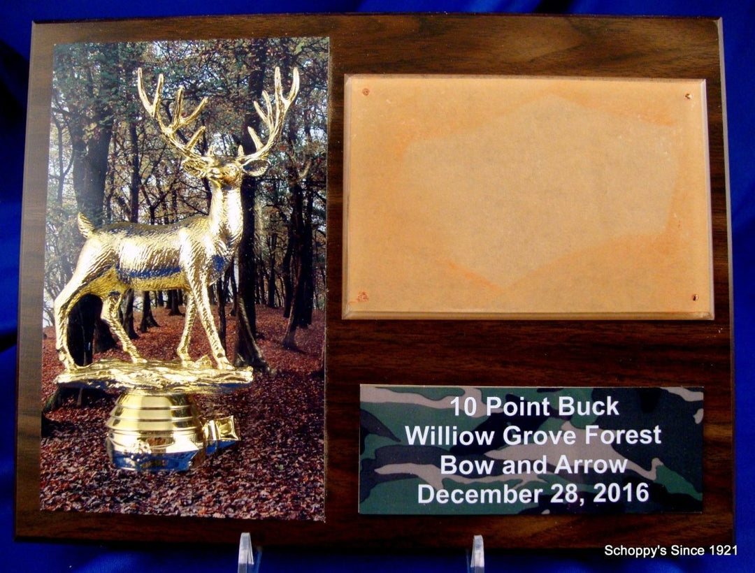 Deer Hunting Photo Plaque - Schoppy's Since 1921