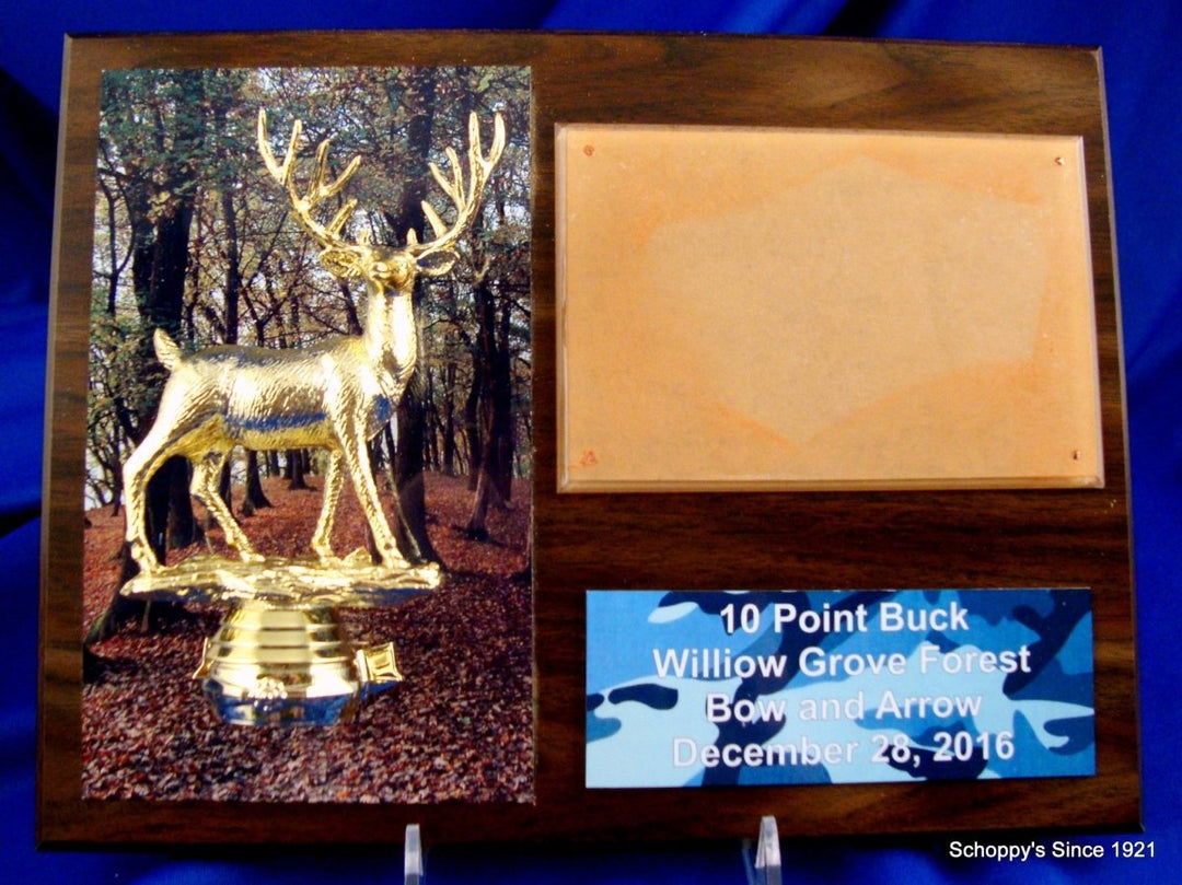 Deer Hunting Photo Plaque - Schoppy's Since 1921