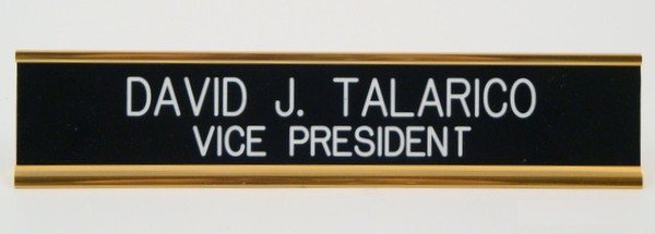 Desk Nameplate - Schoppy's Since 1921