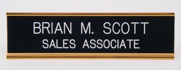 Desk Nameplate - Schoppy's Since 1921