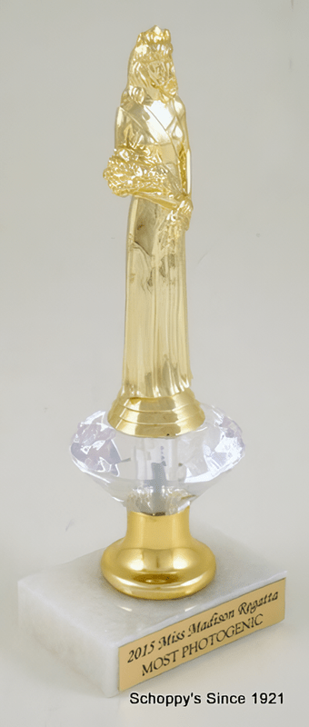 Diamond Riser Beauty Queen Trophy - Schoppy&