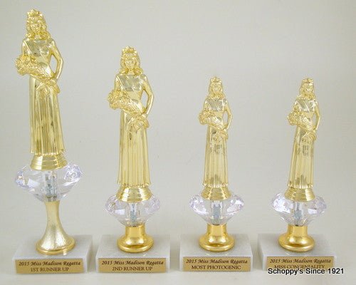 Diamond Riser Beauty Queen Trophy - Schoppy's Since 1921