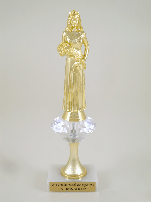 Diamond Riser Beauty Queen Trophy - Schoppy&