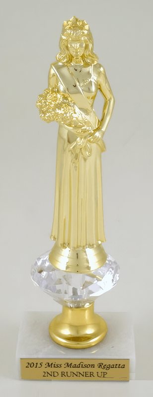 Diamond Riser Beauty Queen Trophy - Schoppy&