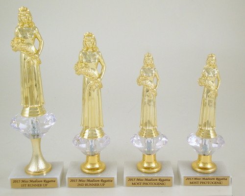 Diamond Riser Beauty Queen Trophy Set - Schoppy's Since 1921