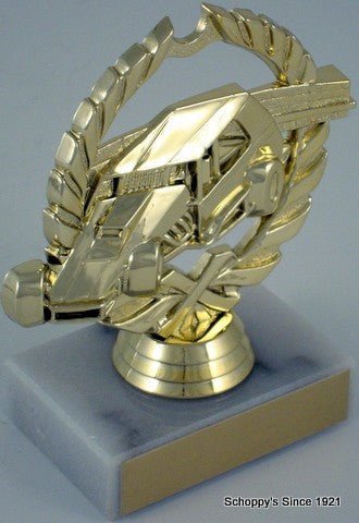 Dirt Track Car Trophy on Marble Base-Trophies-Schoppy's Since 1921