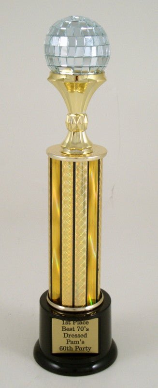 Disco Ball Column Trophy - Schoppy's Since 1921