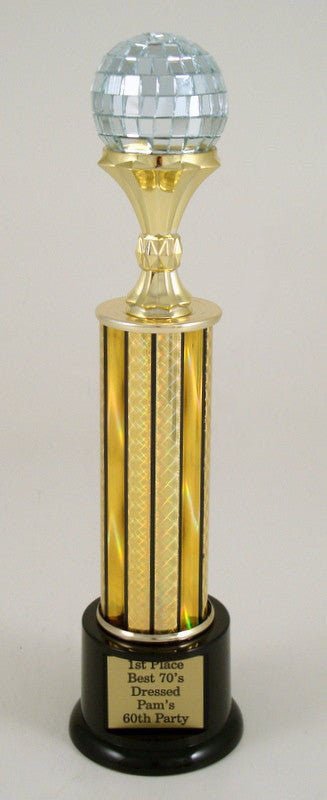 Disco Ball Column Trophy - Schoppy&