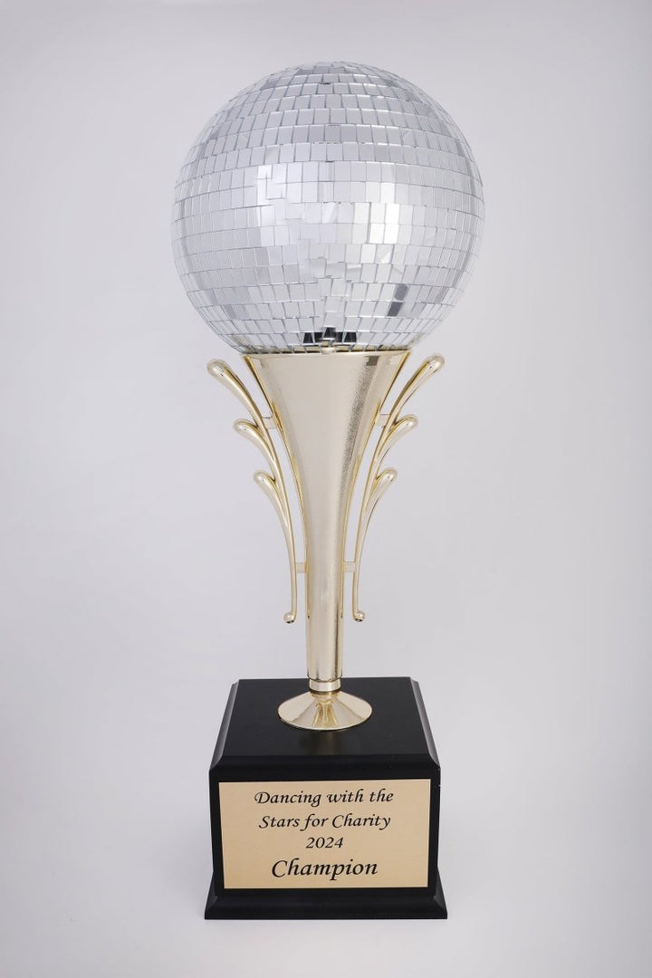 Disco Ball Stem Riser on Wood Base Large - Schoppy's Since 1921